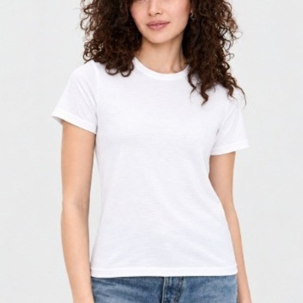 Cotton Citizen White Cotton Classic Americana Capsule Minimalist Tee Shirt S